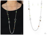 Sandstone Safari - Green Necklace