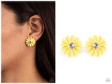 Sunshiny DAIS-y - Yellow Post Earring