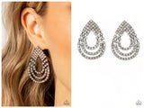 Take a POWER Stance - Black Post Earring