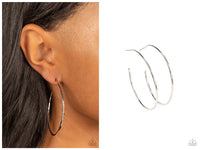 Can I Get a HOOP HOOP - Silver Hoop Earring