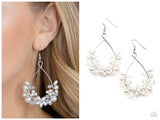Marina Banquet - White Earring