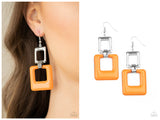Twice As Nice - Orange Earring