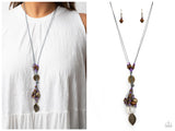Knotted Keepsake - Purple Necklace