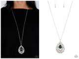 Glitz and GLOW - Green Necklace