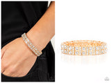 Mic Dropping Drama - Gold Bracelet