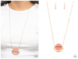 Ethereal Eclipse - Pink Necklace