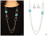 Grounded Glamour - Blue Necklace