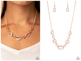 The Only Game in Town - Rose Gold Necklace