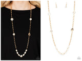 Pardon My FABULOUS - Gold Necklace