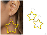 Confetti Craze - Yellow Earring