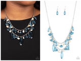 Candlelit Cabana - Blue Necklace