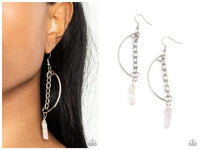 Yin to My Yang - White Earring