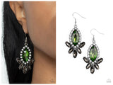 Serving Up Sparkle - Green Earring