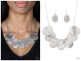 Industrial Wave - Silver Necklace