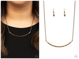 Collar Poppin Sparkle - Brass Necklace