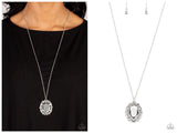 Noble Reflection - White Necklace