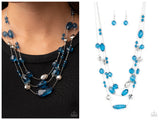Prismatic Pose - Blue Necklace