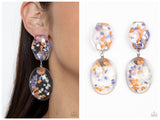 Flaky Fashion - Orange Post Earring