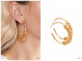 Bubble-Bursting Bling - Gold Hoop Earring