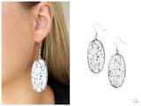 Stone Sculptures - White Earring