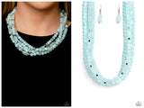 Layered Lass - Blue Necklace