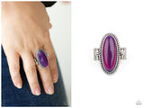 Oval Oasis - Purple Ring