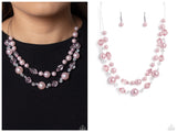 Parisian Pearls - Pink Necklace