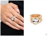 High Roller Sparkle - Gold Ring