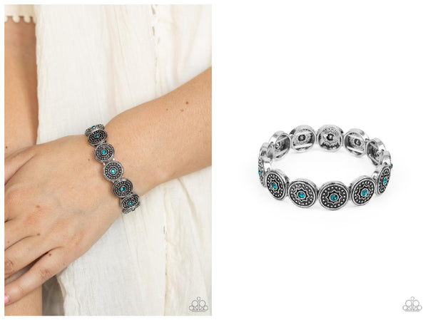 Colorfully Celestial - Blue Bracelet