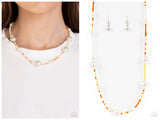 Modern Marina - Orange Necklace