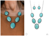 River Valley Radiance - Blue Necklace