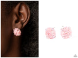 Bunches of Bubbly - Pink Post Earring