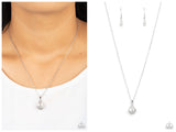 Flower Patch Fabulous - White Necklace
