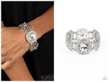 Gilded Gallery - White Bracelet