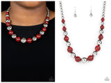 Stone Age Adventurer - Red Necklace