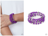 Vibrant Verve - Purple Bracelet
