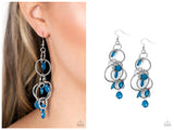 Dizzyingly Dreamy - Blue Earring