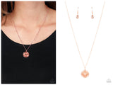 Lovestruck Shimmer - Copper Necklace
