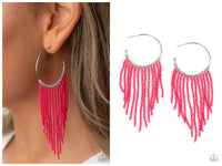 Saguaro Breeze - Pink Hoop Earring