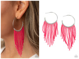 Saguaro Breeze - Pink Hoop Earring