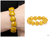 GLAZE a Trail - Yellow Bracelet