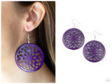 Ocean Canopy - Purple Earring