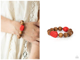 Abundantly Artisan - Red Bracelet