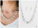 Elegant Ensemble - White Necklace
