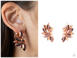 Instant Iridescence - Copper Post Earring
