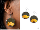 Sun-Kissed Sunflowers - Green Earring
