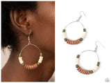 Earthy Esteem - Brown Earring