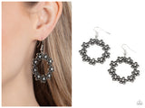 Floral Halos - White Earring