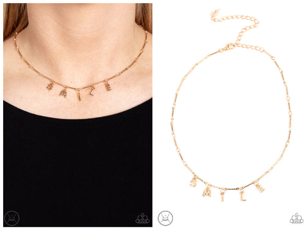 Say My Name - Gold Choker