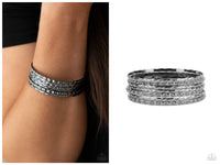 Back-To-Back Stacks - Black Bracelet